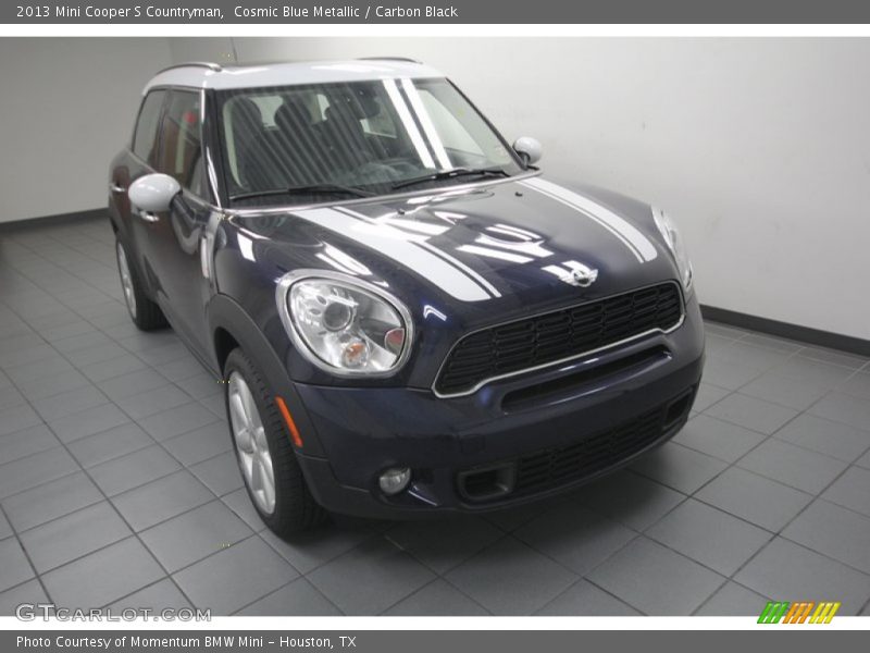 Cosmic Blue Metallic / Carbon Black 2013 Mini Cooper S Countryman