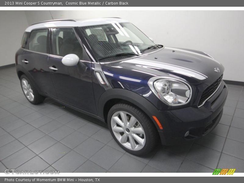 Cosmic Blue Metallic / Carbon Black 2013 Mini Cooper S Countryman