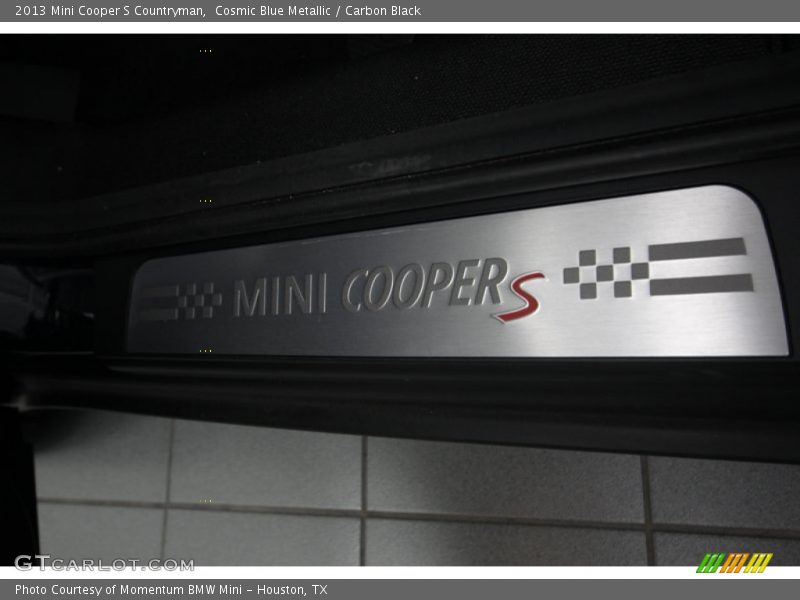 Cosmic Blue Metallic / Carbon Black 2013 Mini Cooper S Countryman