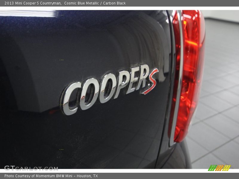 Cosmic Blue Metallic / Carbon Black 2013 Mini Cooper S Countryman