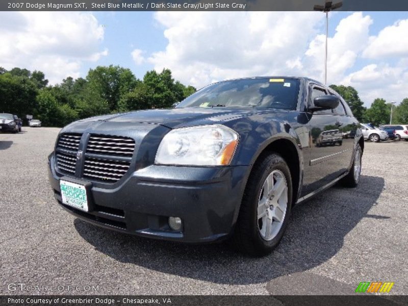 Steel Blue Metallic / Dark Slate Gray/Light Slate Gray 2007 Dodge Magnum SXT