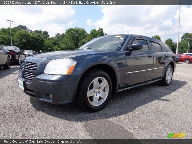 Steel Blue Metallic / Dark Slate Gray/Light Slate Gray 2007 Dodge Magnum SXT
