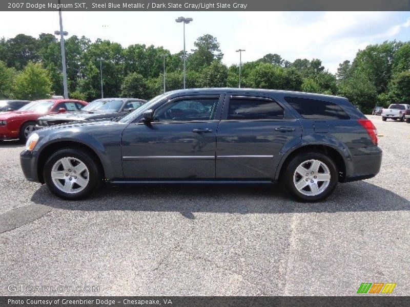 Steel Blue Metallic / Dark Slate Gray/Light Slate Gray 2007 Dodge Magnum SXT