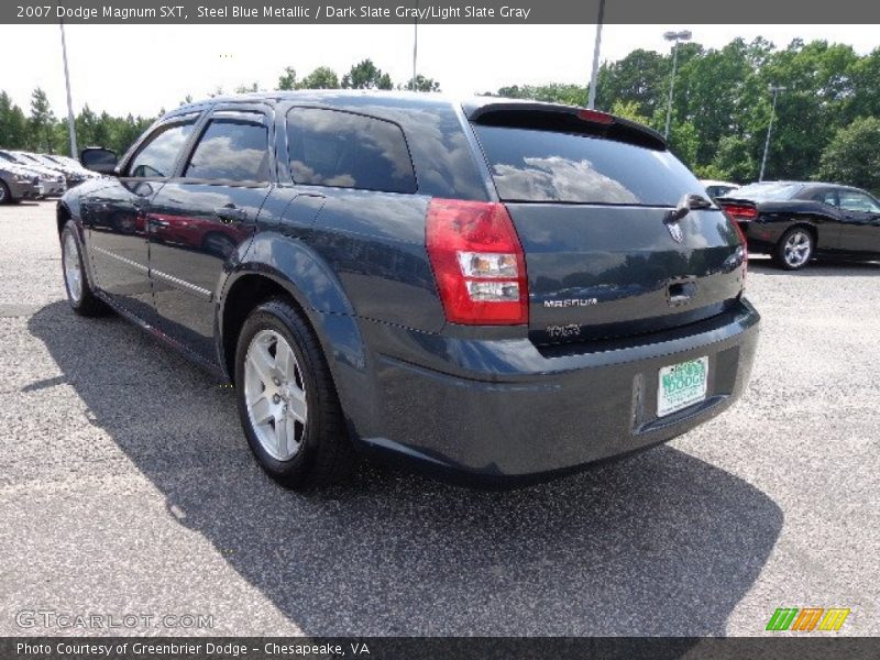 Steel Blue Metallic / Dark Slate Gray/Light Slate Gray 2007 Dodge Magnum SXT