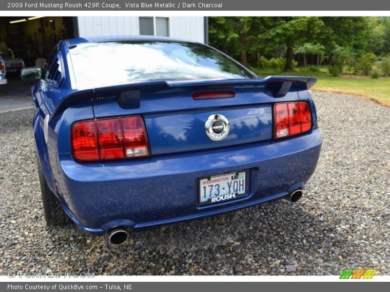 Vista Blue Metallic / Dark Charcoal 2009 Ford Mustang Roush 429R Coupe