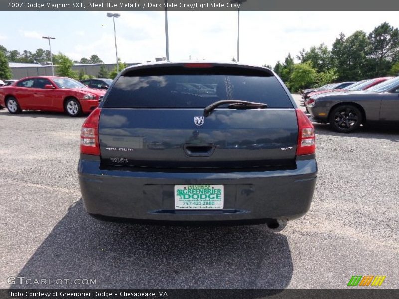 Steel Blue Metallic / Dark Slate Gray/Light Slate Gray 2007 Dodge Magnum SXT