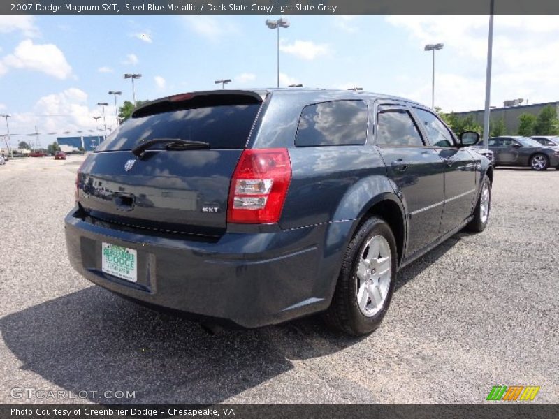Steel Blue Metallic / Dark Slate Gray/Light Slate Gray 2007 Dodge Magnum SXT