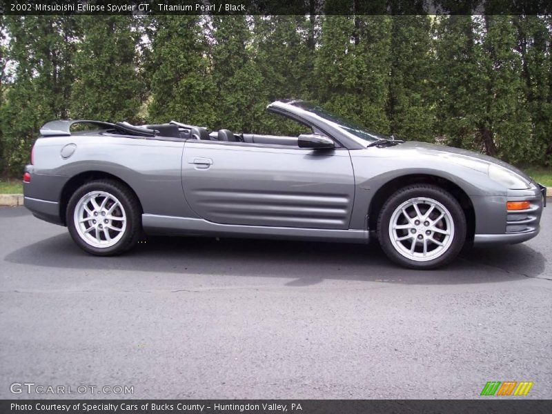 Titanium Pearl / Black 2002 Mitsubishi Eclipse Spyder GT