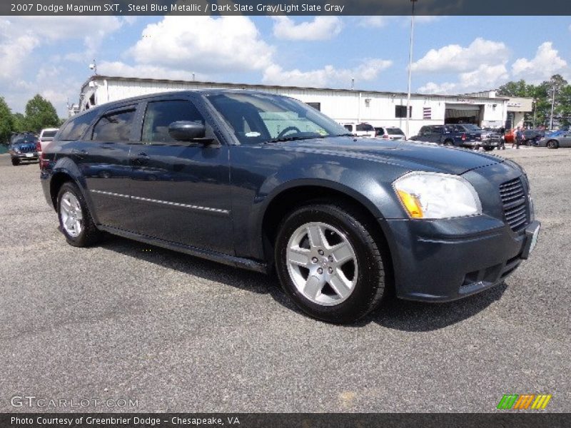 Steel Blue Metallic / Dark Slate Gray/Light Slate Gray 2007 Dodge Magnum SXT