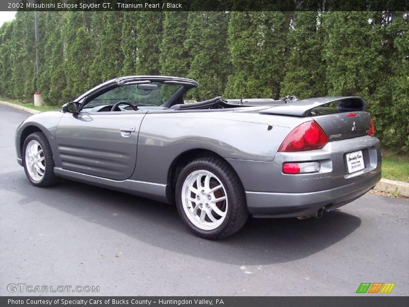 Titanium Pearl / Black 2002 Mitsubishi Eclipse Spyder GT