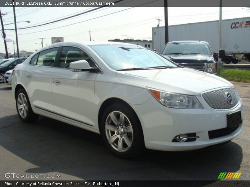 Summit White / Cocoa/Cashmere 2011 Buick LaCrosse CXL