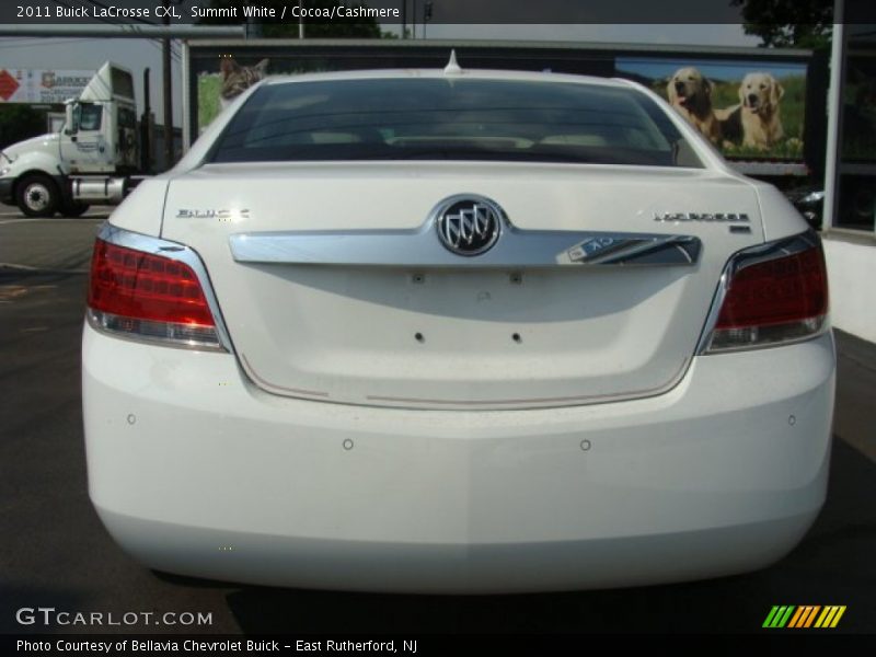 Summit White / Cocoa/Cashmere 2011 Buick LaCrosse CXL