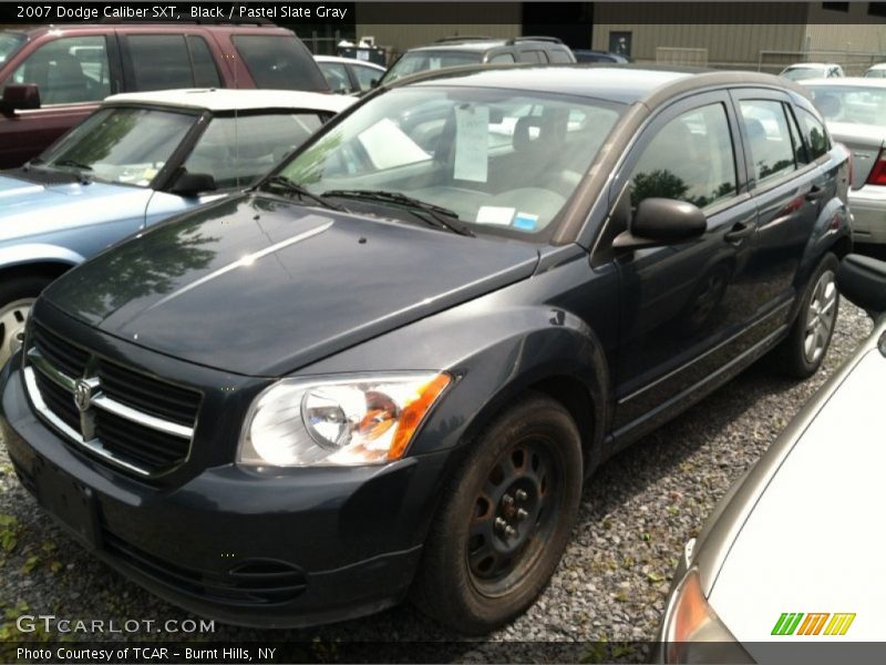 Black / Pastel Slate Gray 2007 Dodge Caliber SXT