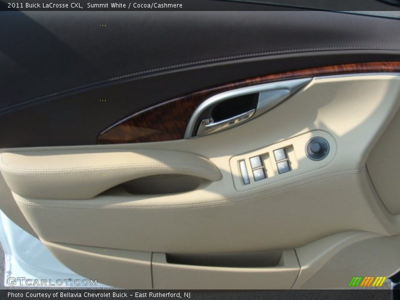 Summit White / Cocoa/Cashmere 2011 Buick LaCrosse CXL