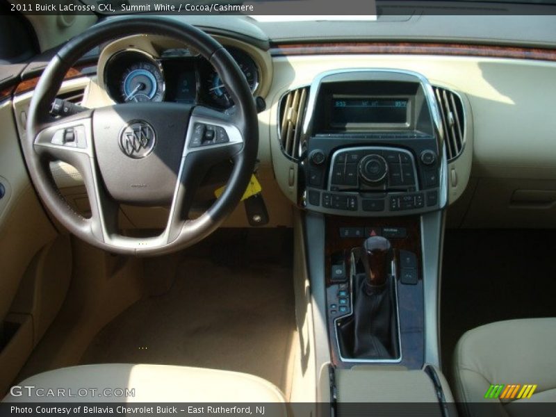 Summit White / Cocoa/Cashmere 2011 Buick LaCrosse CXL