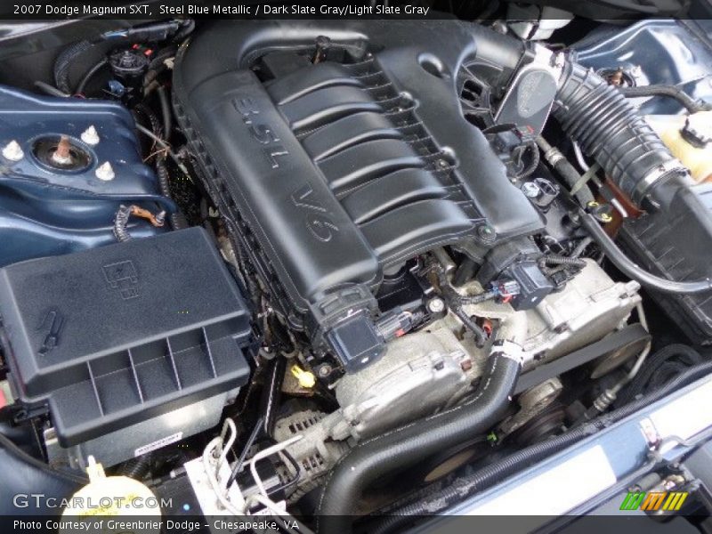 Steel Blue Metallic / Dark Slate Gray/Light Slate Gray 2007 Dodge Magnum SXT
