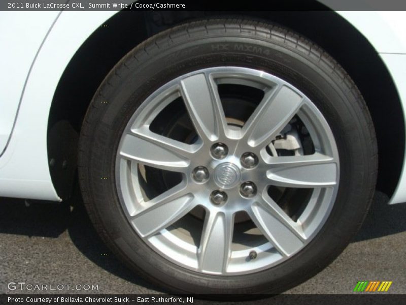 Summit White / Cocoa/Cashmere 2011 Buick LaCrosse CXL