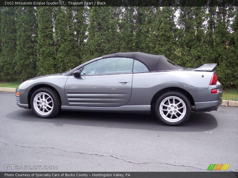 Titanium Pearl / Black 2002 Mitsubishi Eclipse Spyder GT