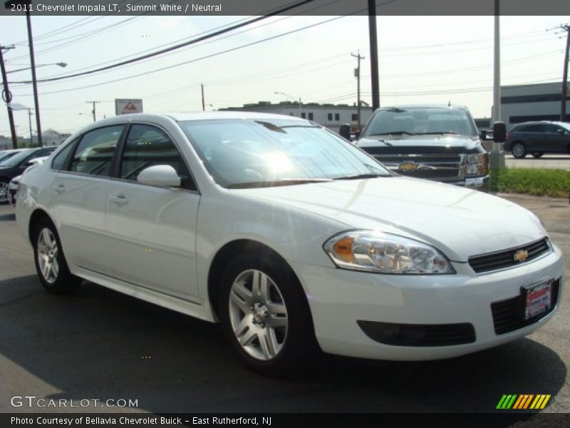 Summit White / Neutral 2011 Chevrolet Impala LT