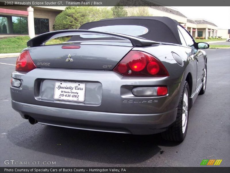 Titanium Pearl / Black 2002 Mitsubishi Eclipse Spyder GT