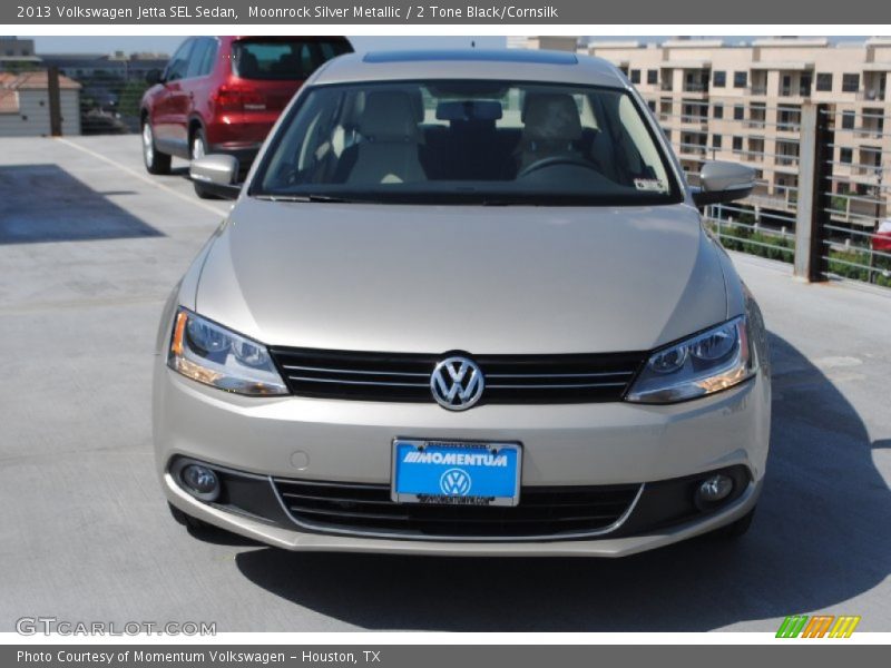 Moonrock Silver Metallic / 2 Tone Black/Cornsilk 2013 Volkswagen Jetta SEL Sedan
