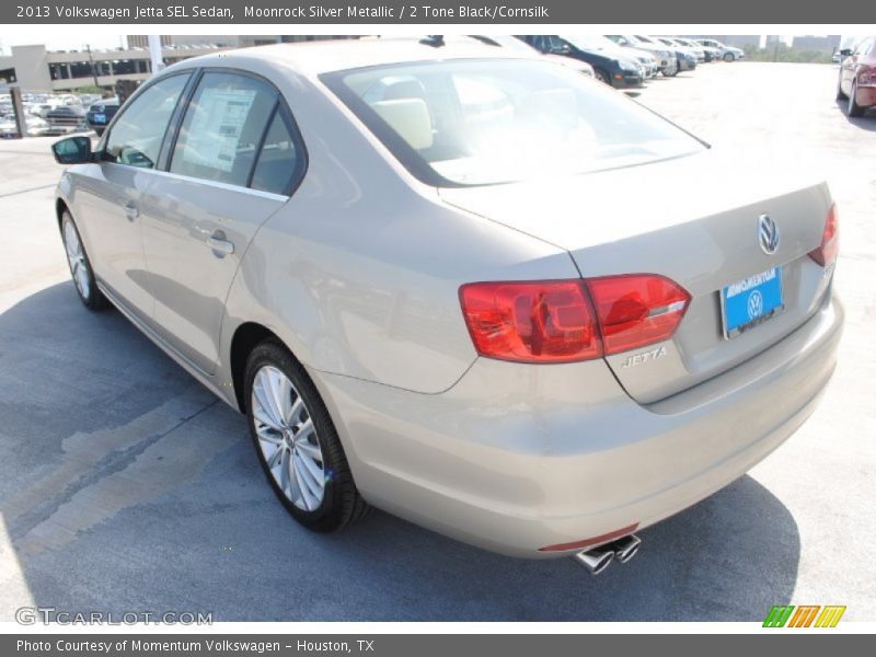 Moonrock Silver Metallic / 2 Tone Black/Cornsilk 2013 Volkswagen Jetta SEL Sedan