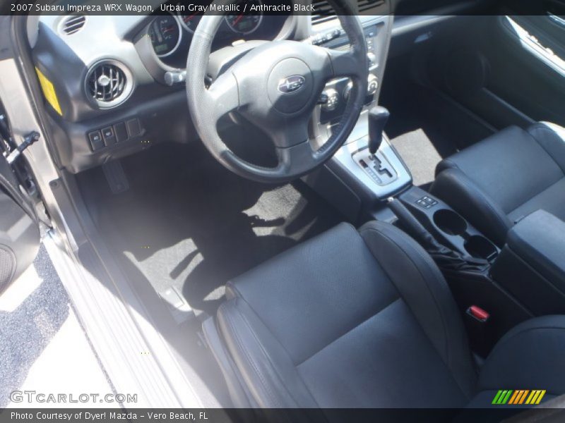 Urban Gray Metallic / Anthracite Black 2007 Subaru Impreza WRX Wagon
