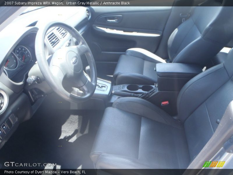 Urban Gray Metallic / Anthracite Black 2007 Subaru Impreza WRX Wagon