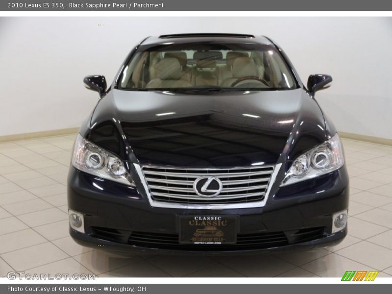 Black Sapphire Pearl / Parchment 2010 Lexus ES 350