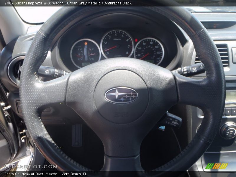 Urban Gray Metallic / Anthracite Black 2007 Subaru Impreza WRX Wagon