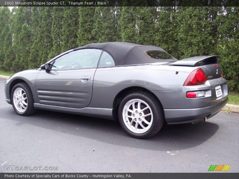 Titanium Pearl / Black 2002 Mitsubishi Eclipse Spyder GT