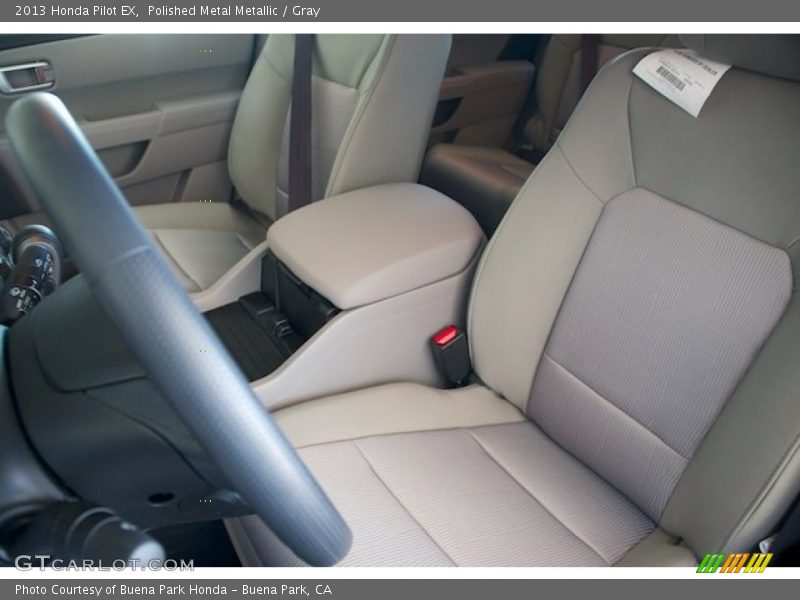 Polished Metal Metallic / Gray 2013 Honda Pilot EX