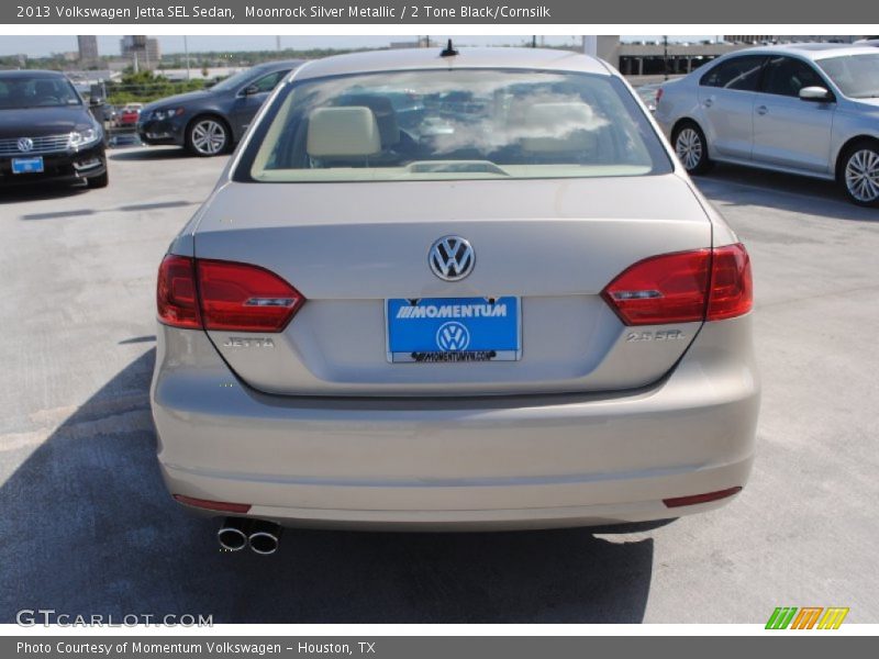 Moonrock Silver Metallic / 2 Tone Black/Cornsilk 2013 Volkswagen Jetta SEL Sedan