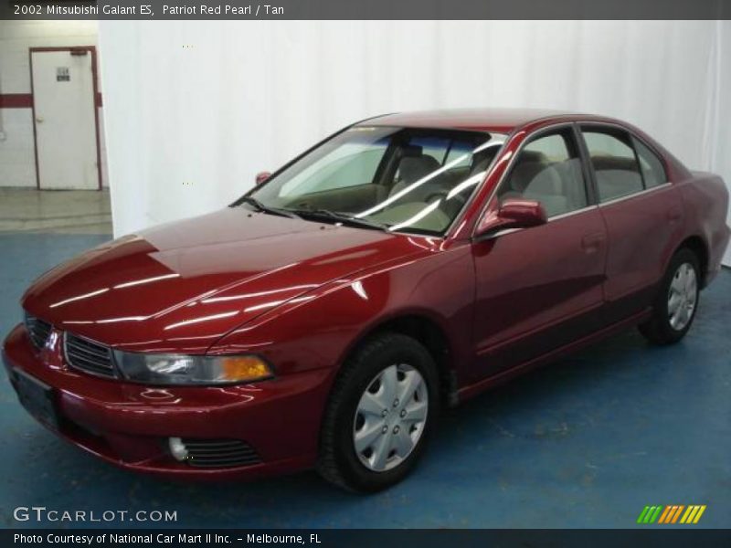 Patriot Red Pearl / Tan 2002 Mitsubishi Galant ES