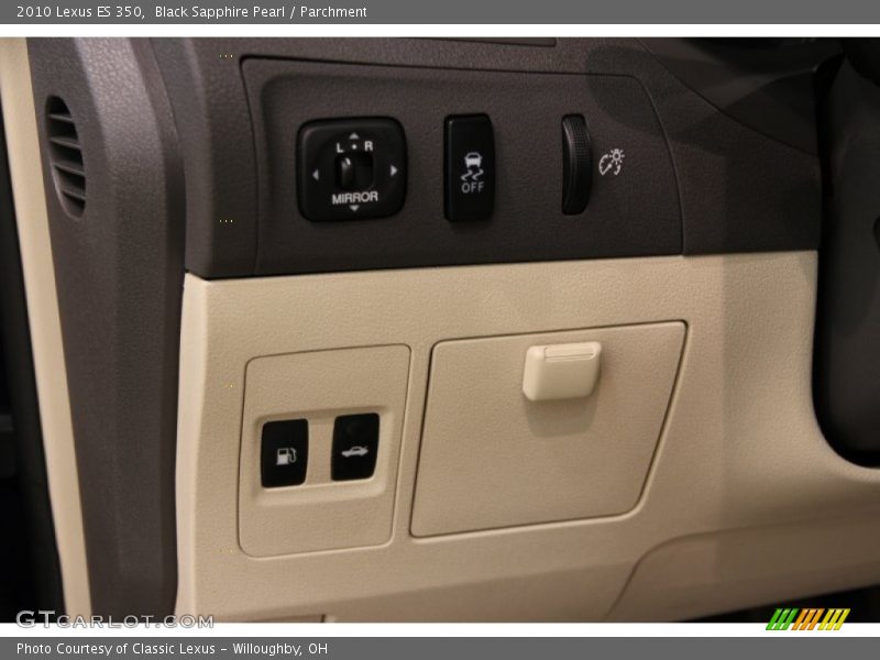 Black Sapphire Pearl / Parchment 2010 Lexus ES 350