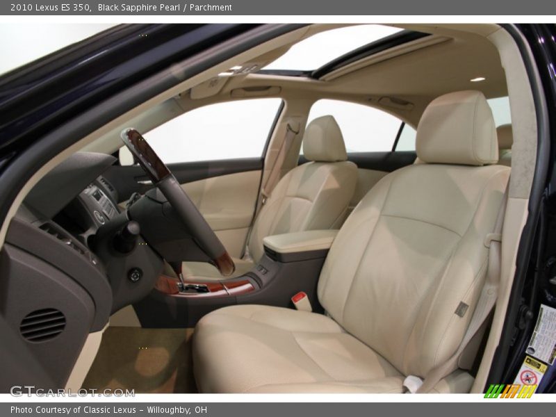 Black Sapphire Pearl / Parchment 2010 Lexus ES 350