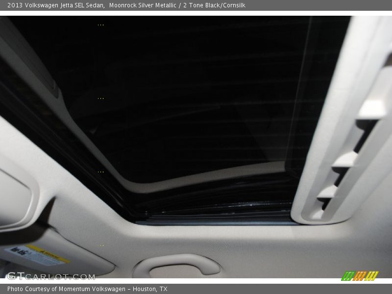 Moonrock Silver Metallic / 2 Tone Black/Cornsilk 2013 Volkswagen Jetta SEL Sedan