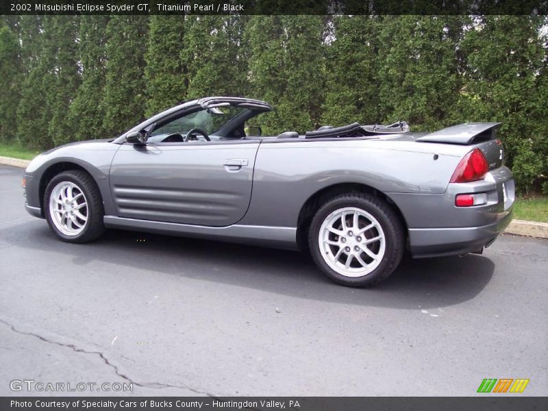 Titanium Pearl / Black 2002 Mitsubishi Eclipse Spyder GT