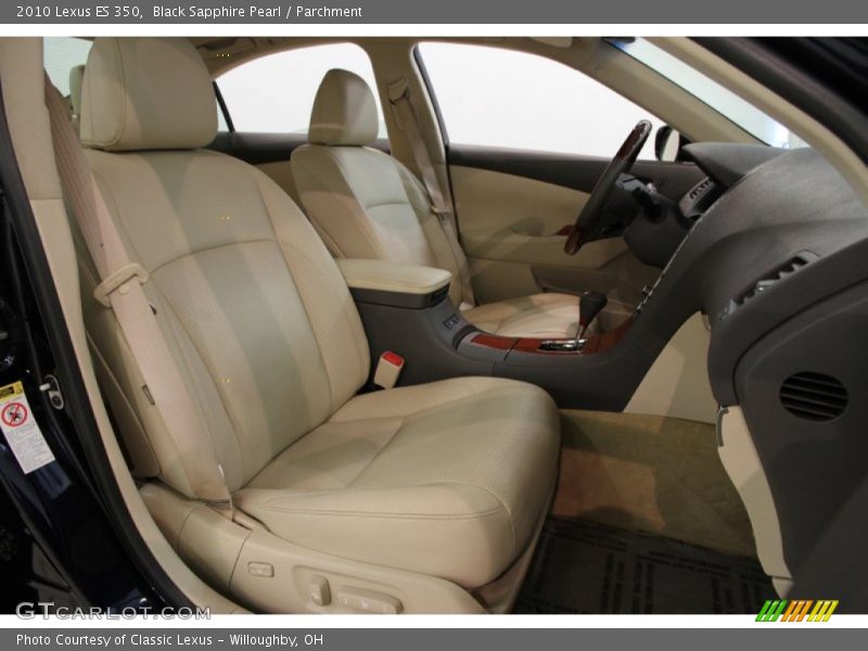 Black Sapphire Pearl / Parchment 2010 Lexus ES 350