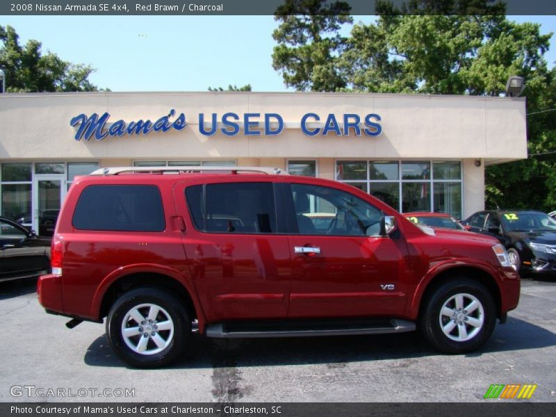 Red Brawn / Charcoal 2008 Nissan Armada SE 4x4