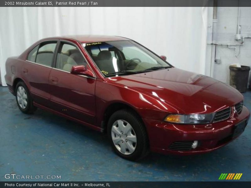 Patriot Red Pearl / Tan 2002 Mitsubishi Galant ES