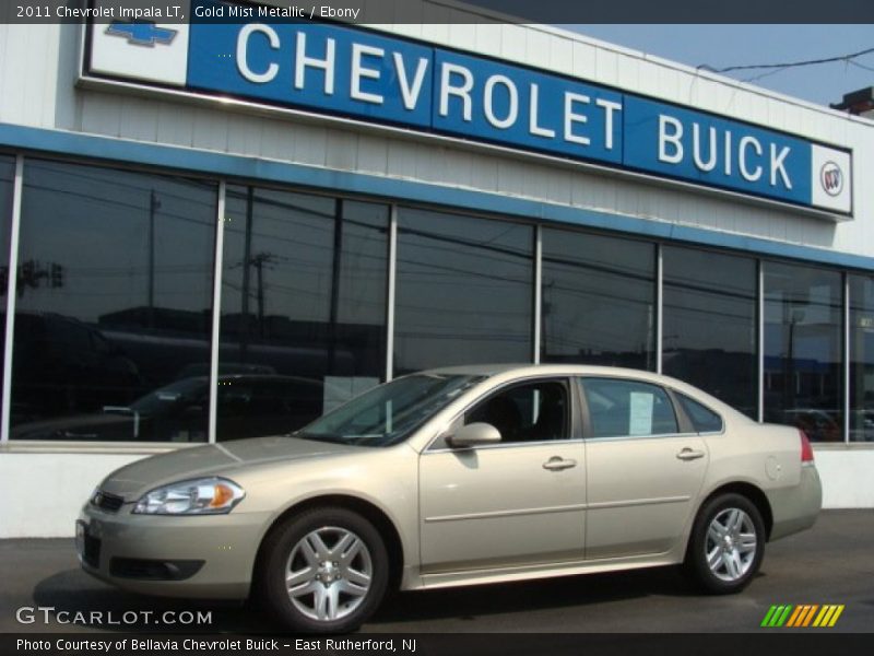 Gold Mist Metallic / Ebony 2011 Chevrolet Impala LT