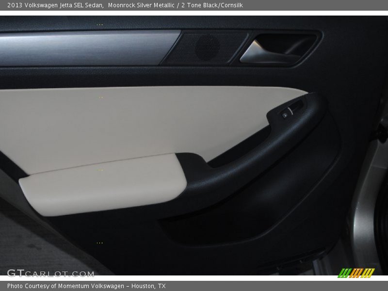Moonrock Silver Metallic / 2 Tone Black/Cornsilk 2013 Volkswagen Jetta SEL Sedan