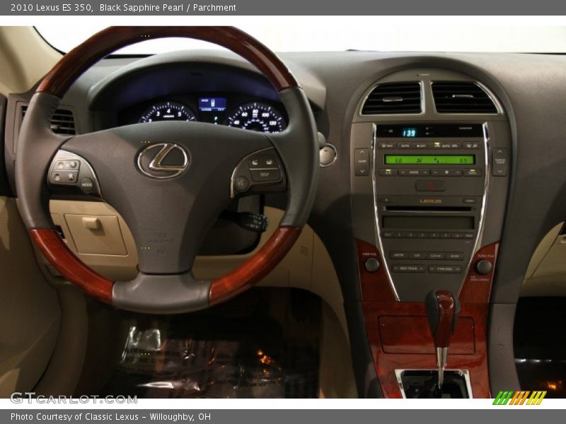 Black Sapphire Pearl / Parchment 2010 Lexus ES 350