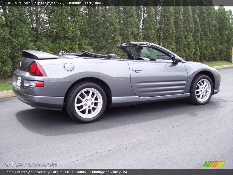 Titanium Pearl / Black 2002 Mitsubishi Eclipse Spyder GT
