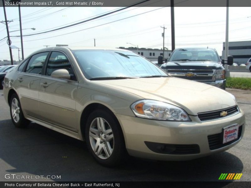 Gold Mist Metallic / Ebony 2011 Chevrolet Impala LT