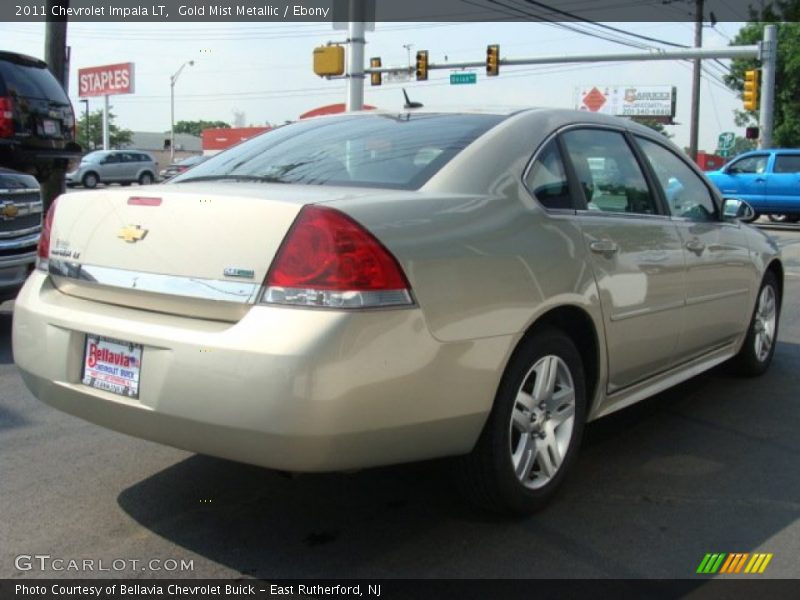 Gold Mist Metallic / Ebony 2011 Chevrolet Impala LT