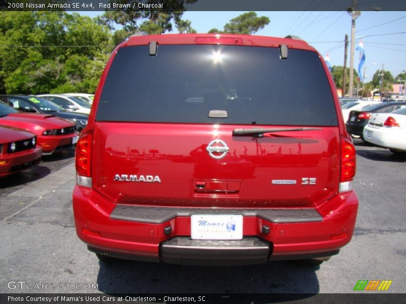 Red Brawn / Charcoal 2008 Nissan Armada SE 4x4