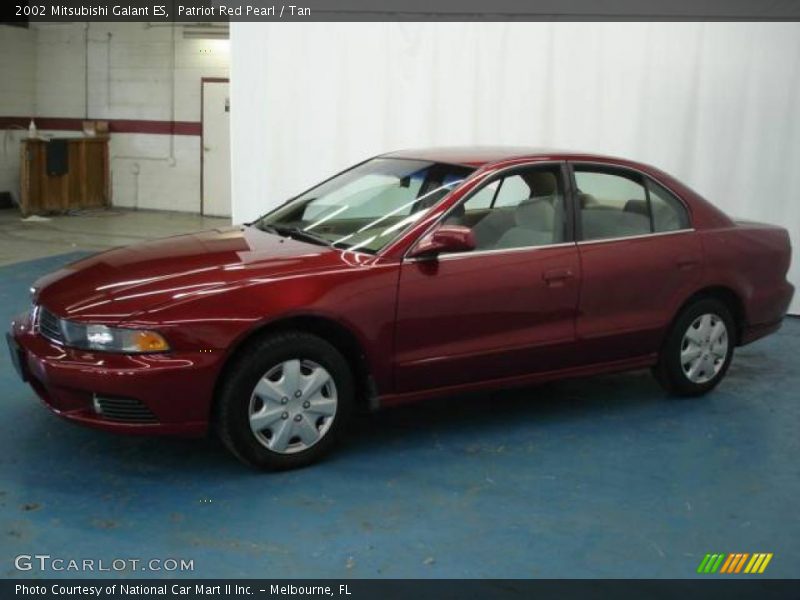 Patriot Red Pearl / Tan 2002 Mitsubishi Galant ES