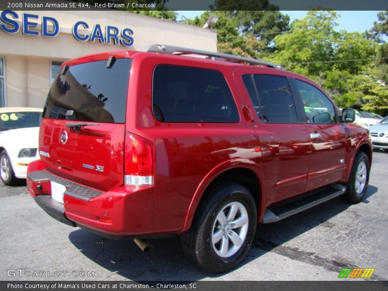 Red Brawn / Charcoal 2008 Nissan Armada SE 4x4